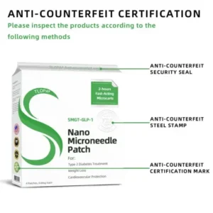 𝗧𝗟𝗢𝗣𝗔® 𝗚𝗟𝗣-𝟭 Nano Microneedle Patch